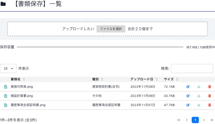 書類のクラウド管理